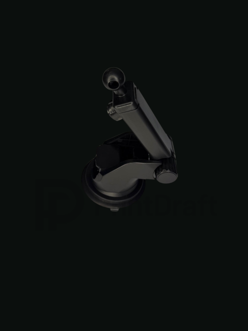 Windshield suction cup with adjustment – 17 mm ball 2